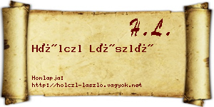 Hölczl László névjegykártya